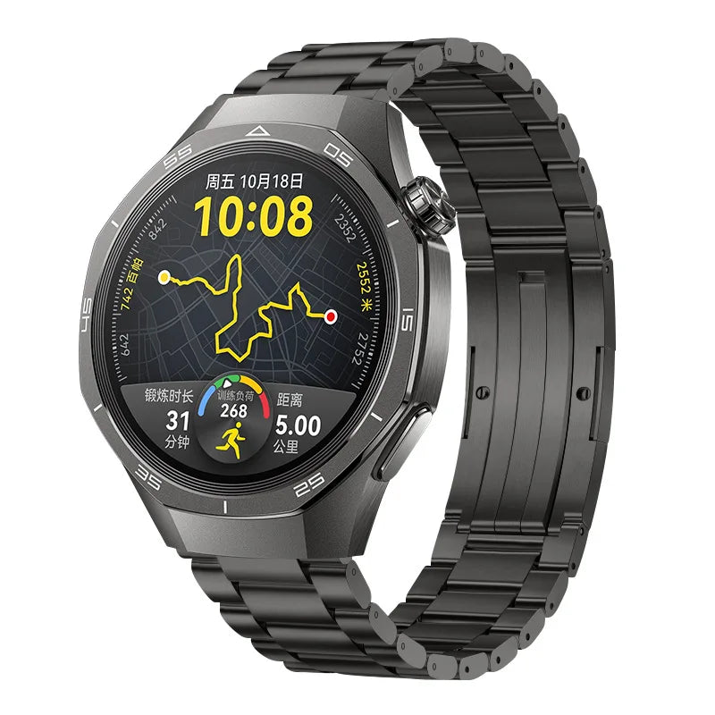 Titanium Strap for HUAWEI WATCH Ultimate /Watch 3/GT 5 Pro New 22mm Watchband for Huawei GT3 GT4 Pro 46mm Business Watch Band