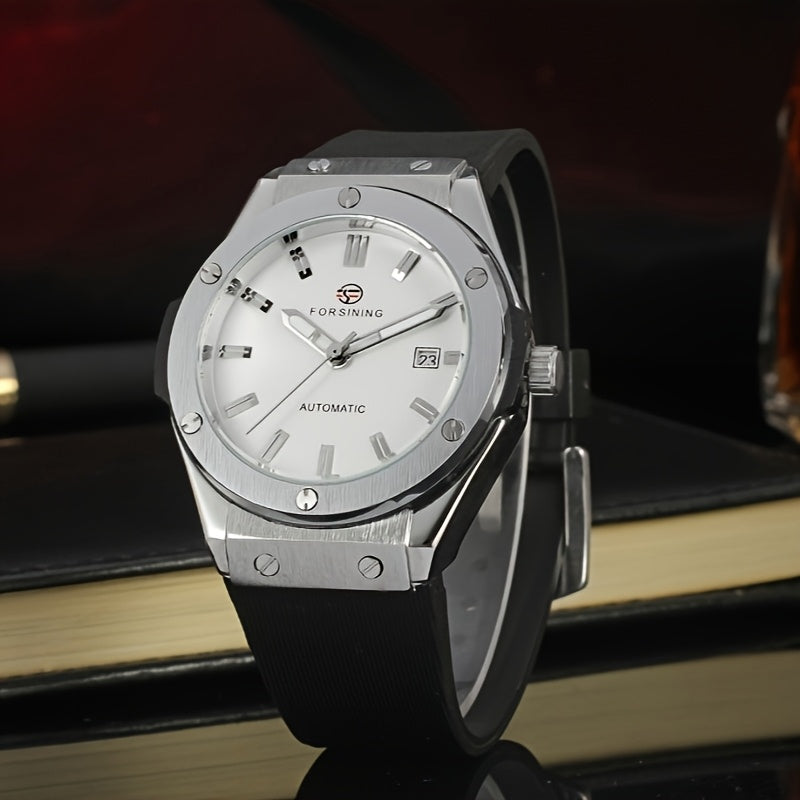 Classic And kuxurious Men'S Business Style Automatic Mechanical Watch Casual Large Dial