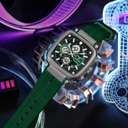 REWARD Men’s luxurious Chronograph Watch – Sleek Silicone Strap with Sporty & Classic Design