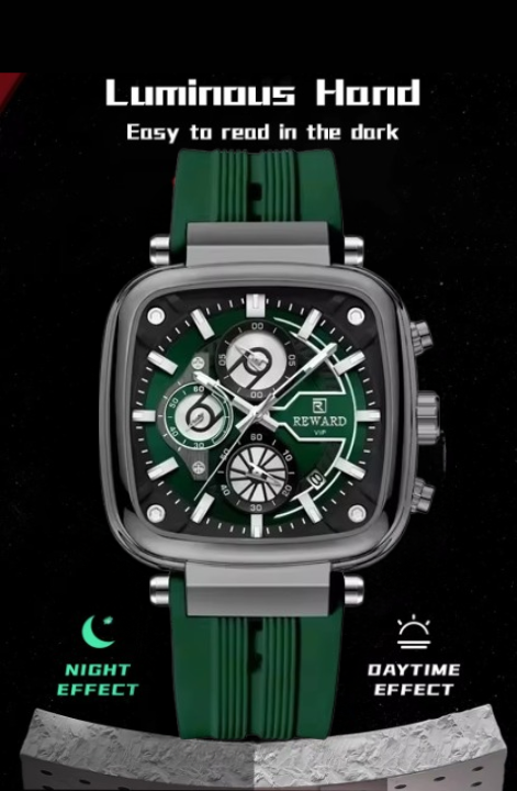 REWARD Chronograph Watch, Luxury Meets Performance, ساعة REWARD الفاخرة – الاختيار المثالي للرجل الأنيق
