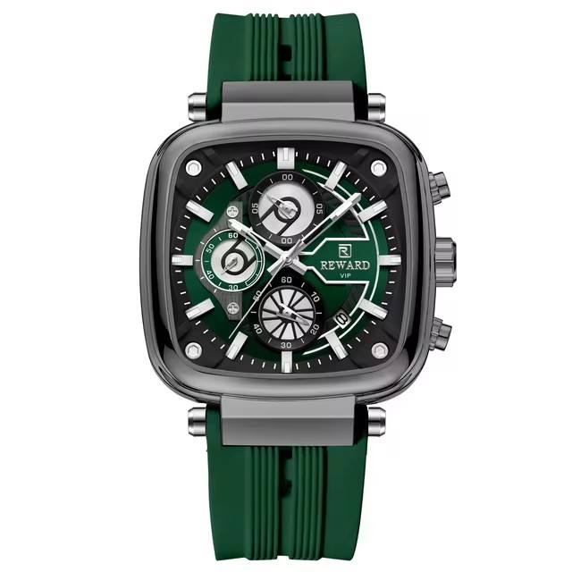 REWARD Men’s luxurious Chronograph Watch – Sleek Silicone Strap with Sporty & Classic Design