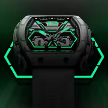 Mark Fairwhale Unique Design Style Multifunctional Luminous Waterproof Quartz Watch Fashionable Watch for Man