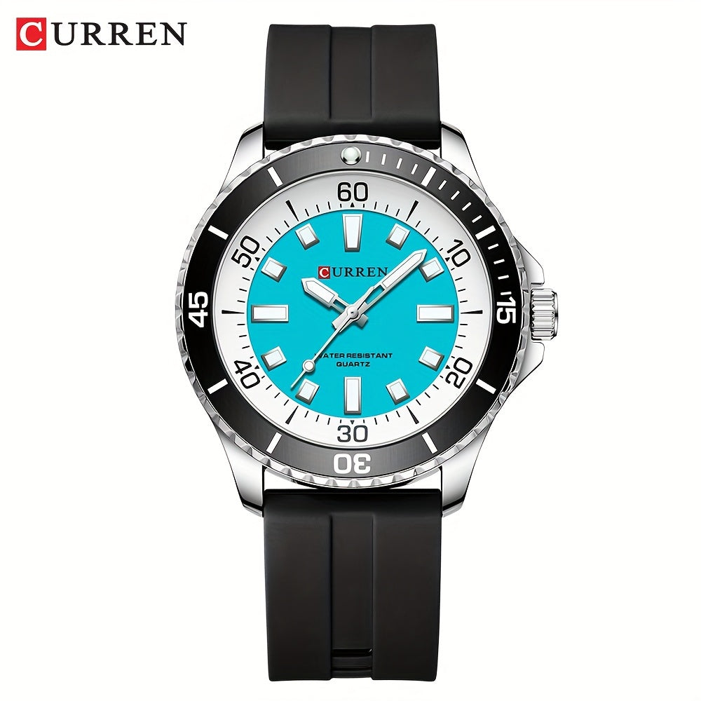 Men's Sports Watch With Silicone Strap For A Stylish Sports Look