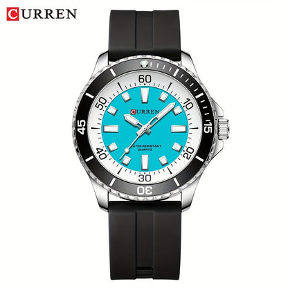 Men's Sports Watch With Silicone Strap For A Stylish Sports Look