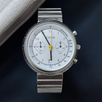 CILOA Authentic Men's Light Luxury Watch - 2025 New Model, Round Case, Large Dial,