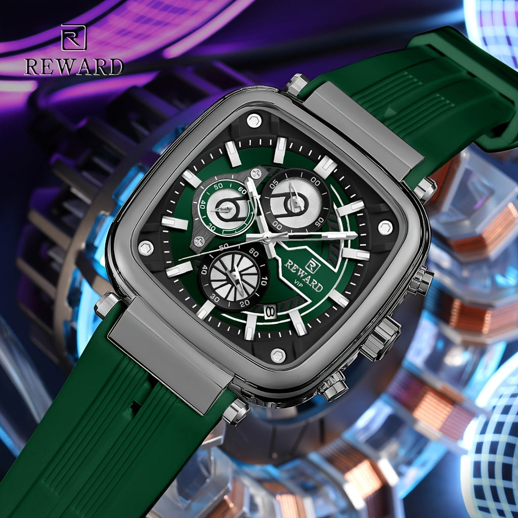 REWARD Chronograph Watch, Luxury Meets Performance, ساعة REWARD الفاخرة – الاختيار المثالي للرجل الأنيق