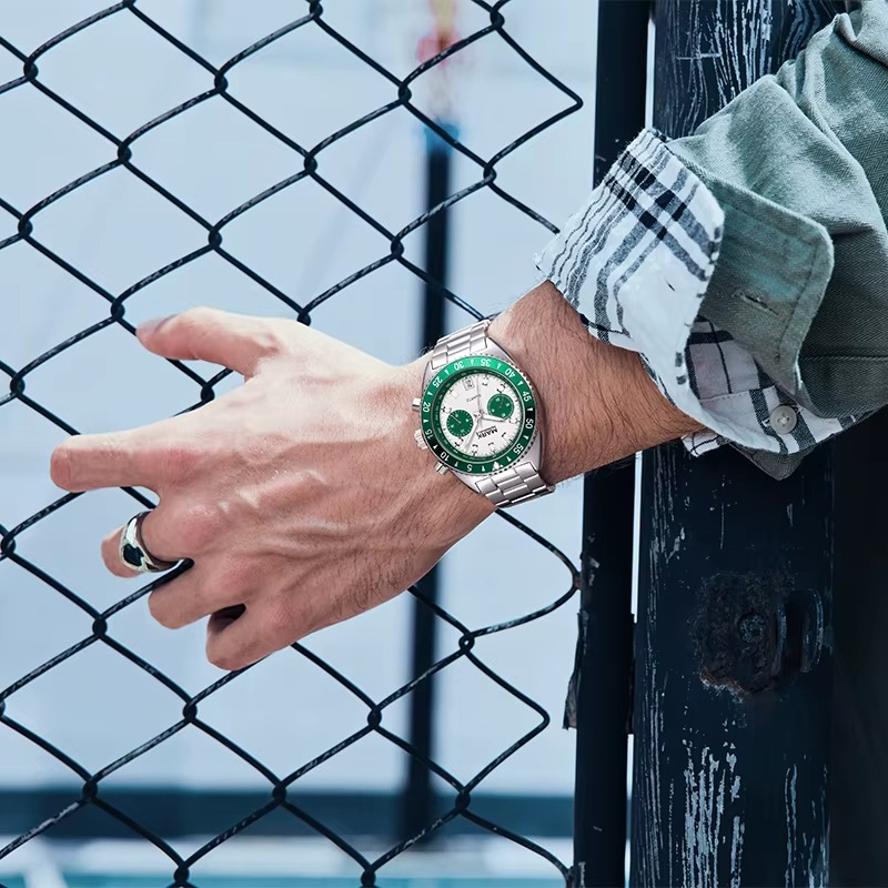 Fashion Mens Watches Top Brands Mark Fairwhale Luxury Waterproof Watch