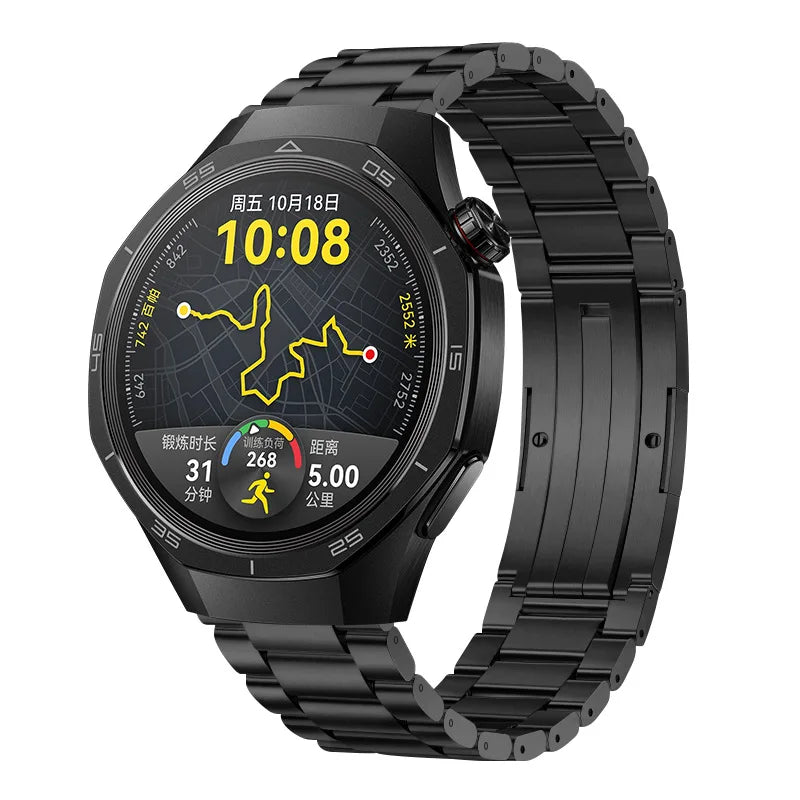 Titanium Strap for HUAWEI WATCH Ultimate /Watch 3/GT 5 Pro New 22mm Watchband for Huawei GT3 GT4 Pro 46mm Business Watch Band