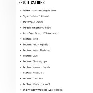 ساعة مارك فير وايل 5560 — اختيار الرجال أصحاب الذوق الرفيع